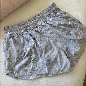 Patterned Lululemon Track That Shorts 4”